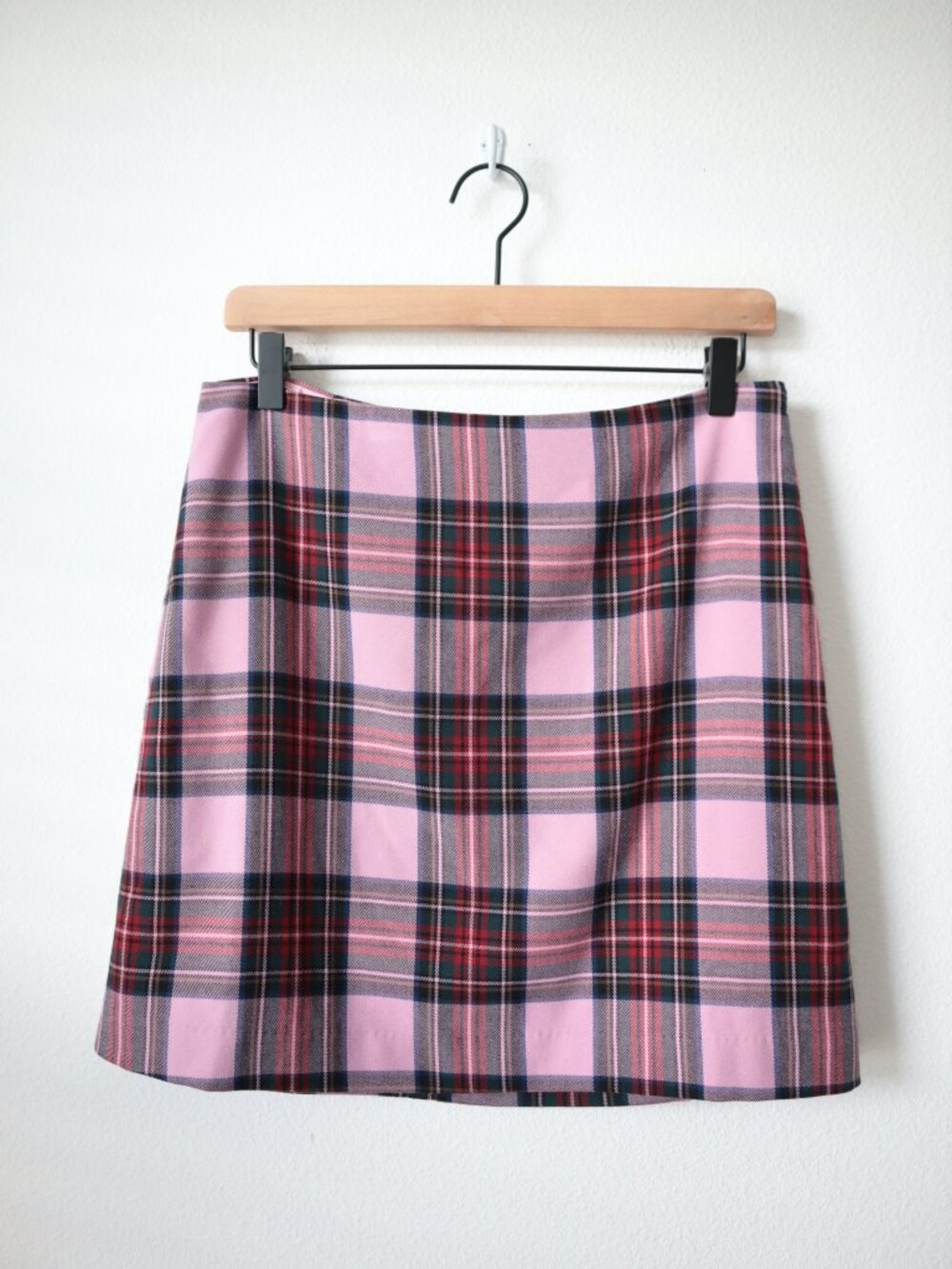 CeCe Pink Plaid Mini Skirt | 8